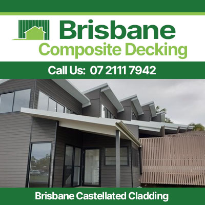 Castellated cladding with vertical textured panels on modern residential exterior in Brisbane